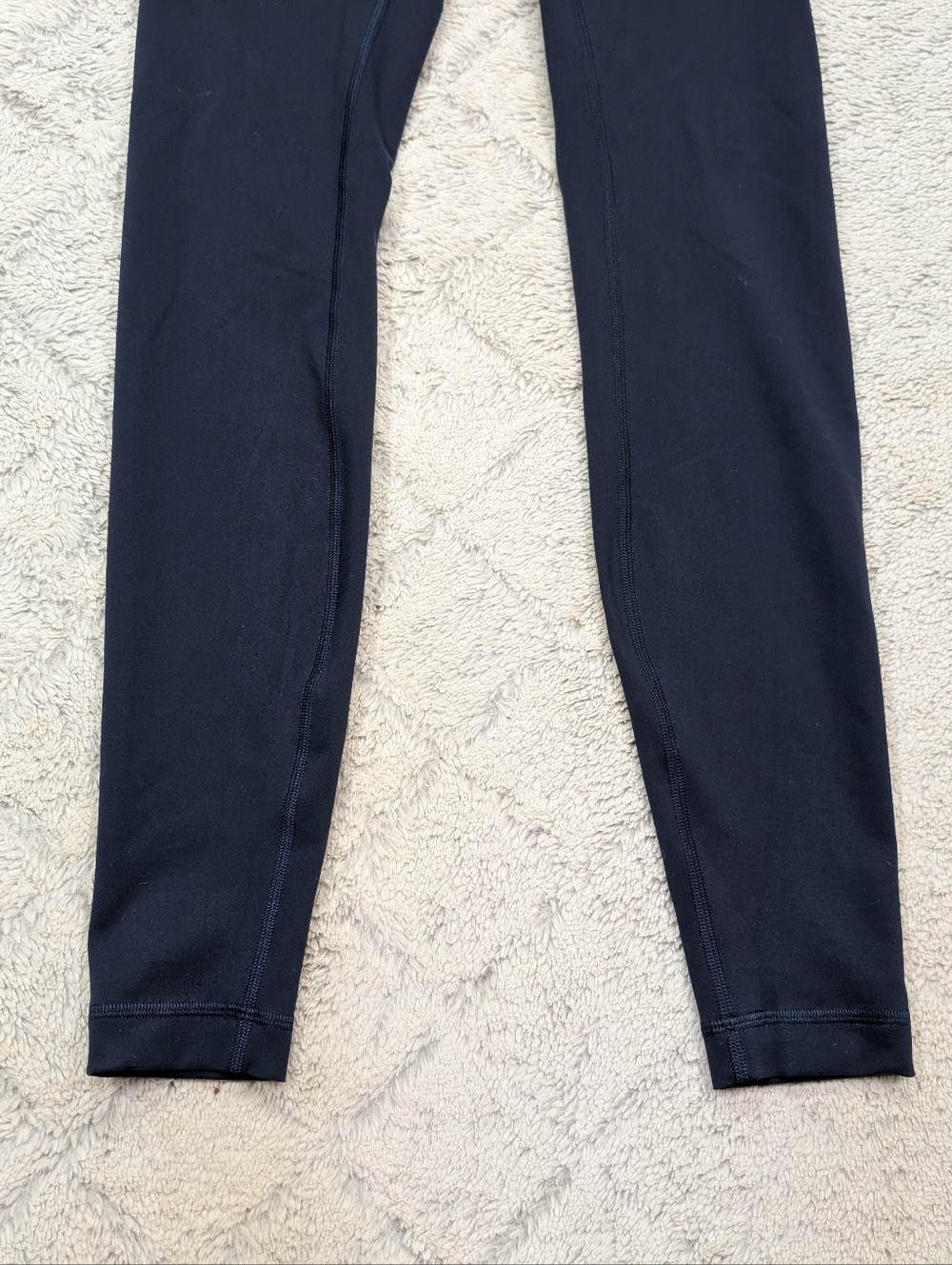 Lululemon Leggings Womens 4 Blue Navy Wunder Train High Rise Tights 28” Active - Picture 3 of 9